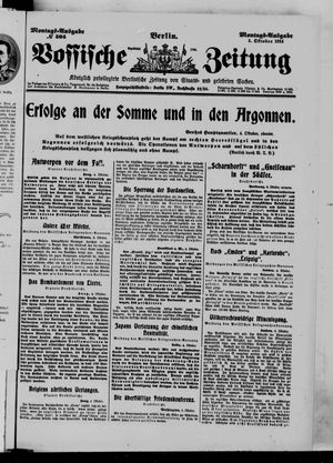 Vossische Zeitung vom 05.10.1914