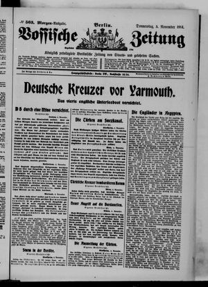 Vossische Zeitung vom 05.11.1914