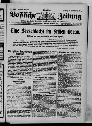 Vossische Zeitung on Nov 6, 1914