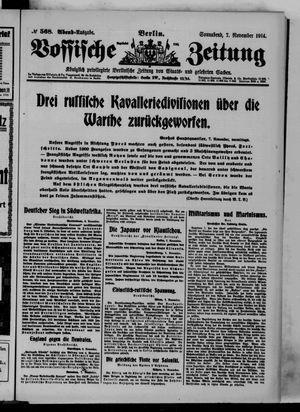 Vossische Zeitung vom 07.11.1914