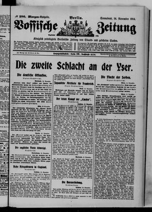 Vossische Zeitung vom 14.11.1914