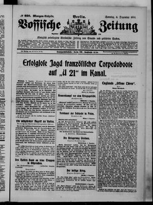 Vossische Zeitung vom 06.12.1914