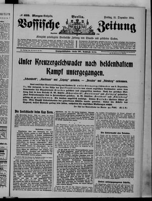 Vossische Zeitung on Dec 11, 1914