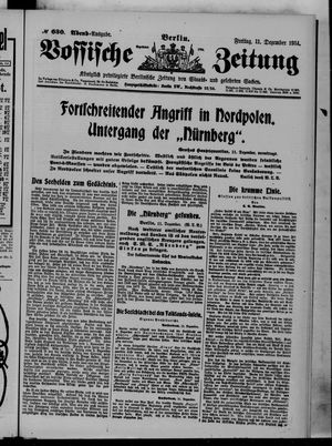 Vossische Zeitung on Dec 11, 1914