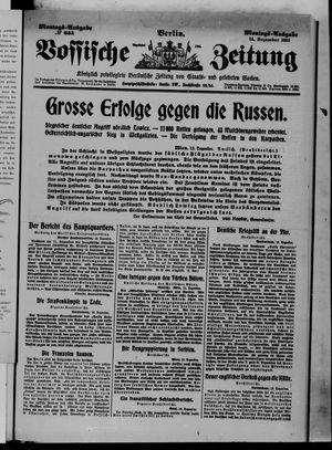 Vossische Zeitung vom 14.12.1914