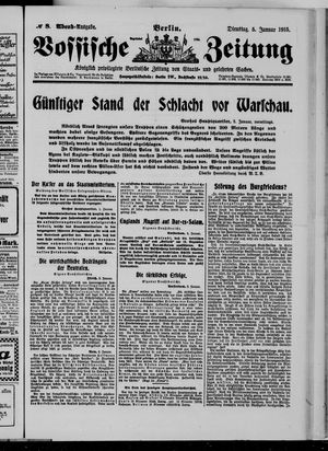 Vossische Zeitung vom 05.01.1915