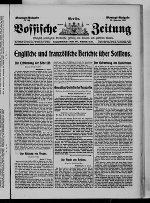 Vossische Zeitung vom 18.01.1915