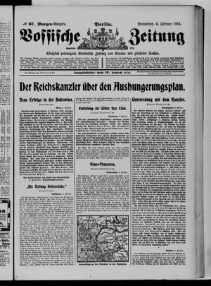 Vossische Zeitung vom 06.02.1915