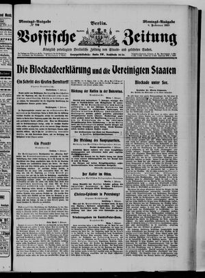 Vossische Zeitung vom 08.02.1915