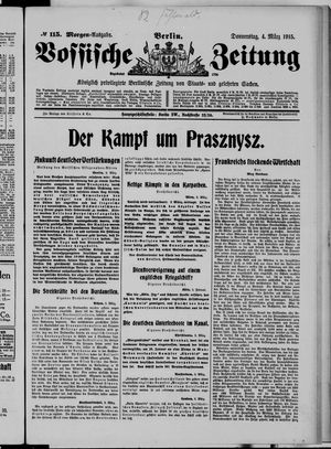 Vossische Zeitung vom 04.03.1915