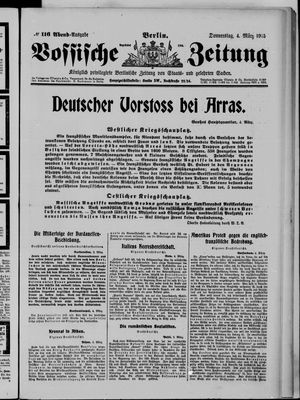 Vossische Zeitung vom 04.03.1915