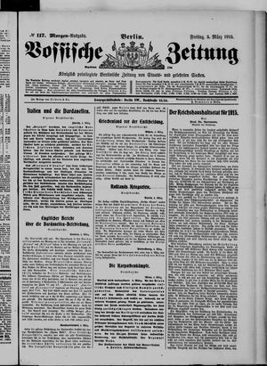 Vossische Zeitung vom 05.03.1915