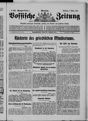Vossische Zeitung vom 07.03.1915