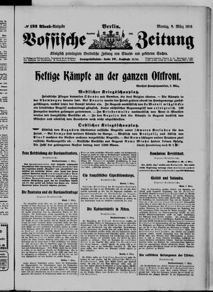 Vossische Zeitung vom 08.03.1915