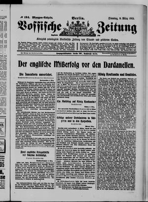 Vossische Zeitung vom 09.03.1915
