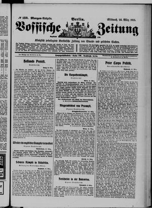 Vossische Zeitung on Mar 24, 1915