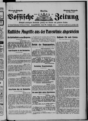 Vossische Zeitung on Mar 29, 1915