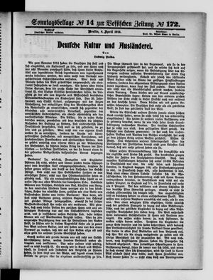 Vossische Zeitung vom 04.04.1915