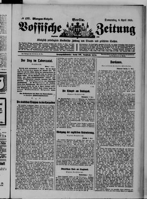 Vossische Zeitung vom 08.04.1915