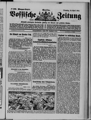 Vossische Zeitung on Apr 13, 1915