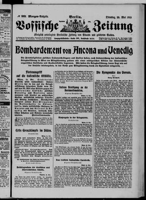 Vossische Zeitung vom 25.05.1915