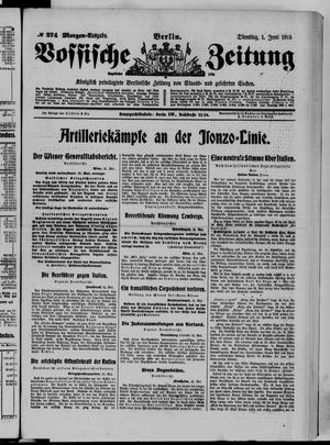 Vossische Zeitung vom 01.06.1915