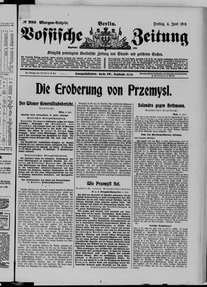 Vossische Zeitung vom 04.06.1915