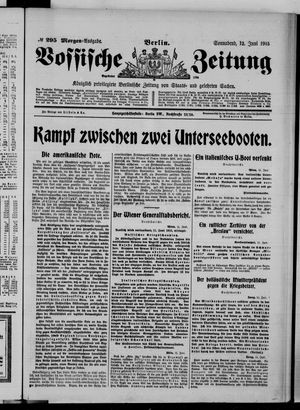 Vossische Zeitung vom 12.06.1915