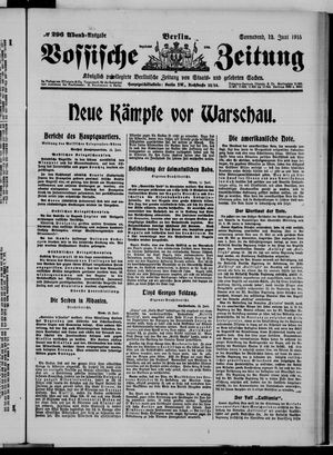 Vossische Zeitung vom 12.06.1915