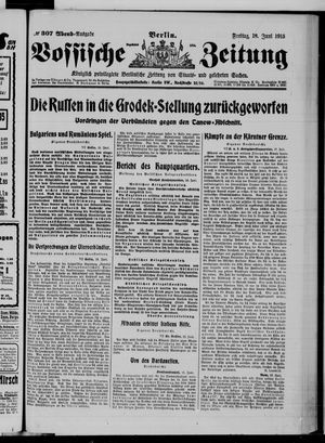 Vossische Zeitung vom 18.06.1915