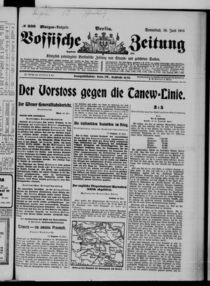 Vossische Zeitung vom 19.06.1915