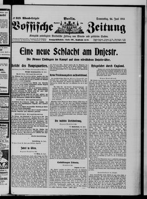 Vossische Zeitung vom 24.06.1915
