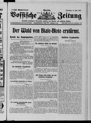 Vossische Zeitung vom 06.07.1915