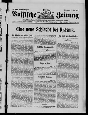 Vossische Zeitung vom 07.07.1915