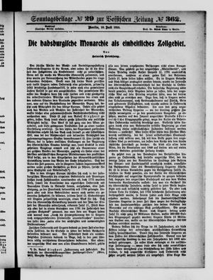 Vossische Zeitung vom 18.07.1915