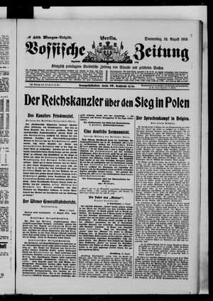 Vossische Zeitung vom 12.08.1915