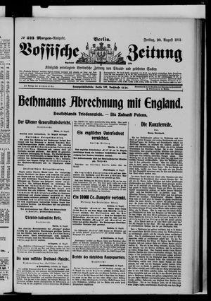 Vossische Zeitung vom 20.08.1915