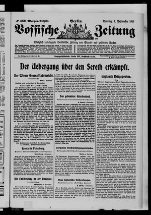 Vossische Zeitung vom 05.09.1915