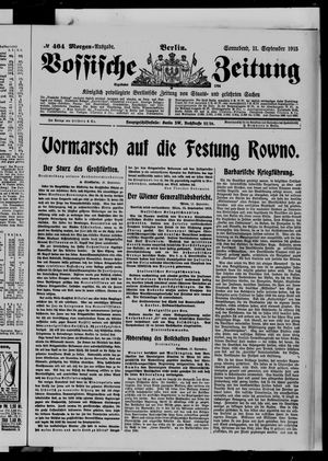 Vossische Zeitung vom 11.09.1915