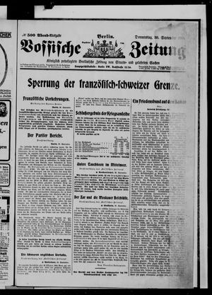 Vossische Zeitung vom 30.09.1915