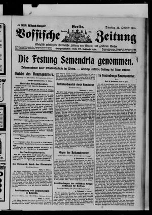 Vossische Zeitung vom 12.10.1915