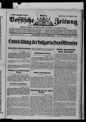 Vossische Zeitung vom 16.10.1915
