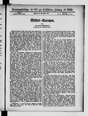 Vossische Zeitung vom 31.10.1915