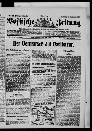 Vossische Zeitung vom 14.11.1915