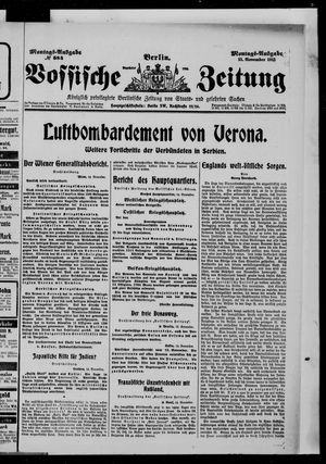 Vossische Zeitung vom 15.11.1915