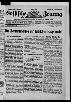 Vossische Zeitung vom 26.11.1915