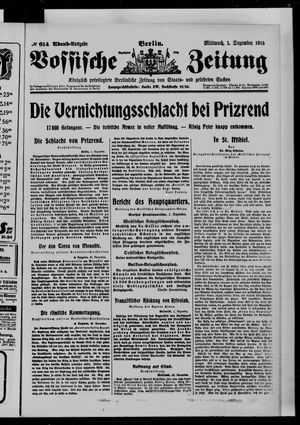 Vossische Zeitung vom 01.12.1915