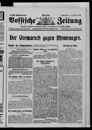 Vossische Zeitung vom 04.12.1915