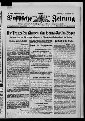 Vossische Zeitung vom 07.12.1915