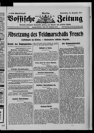 Vossische Zeitung vom 16.12.1915
